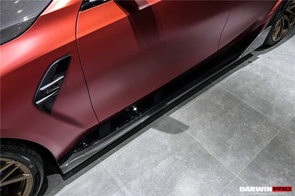 DarwinPRO 2021-UP BMW M3 G80 BKSS Style Carbon Fiber Side Skirts
