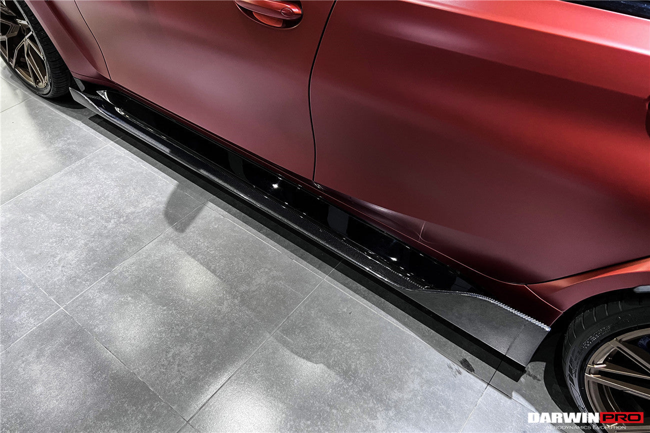DarwinPRO 2021-UP BMW M3 G80 BKSS Style Carbon Fiber Side Skirts