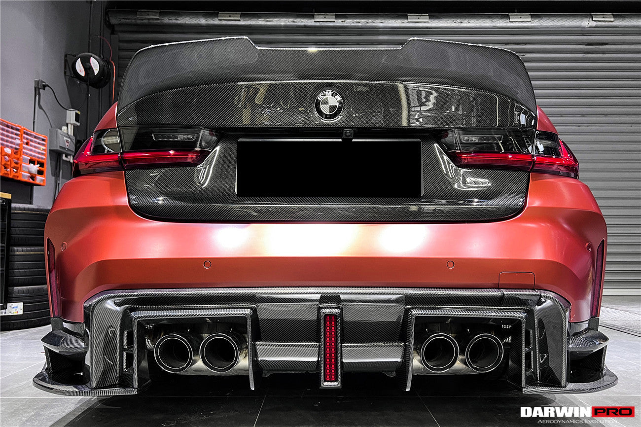 Difusor trasero de fibra de carbono DarwinPRO para BMW M3 G80 BKSS 2021-UP