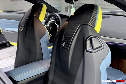DarwinPRO 2021-UP BMW M3 G80 M4 G82 G83 Carbon Fiber Up Seat-Back Cover