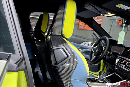 DarwinPRO 2021-UP BMW M4 G82 G83 Carbon Fiber Seat-Back Cover