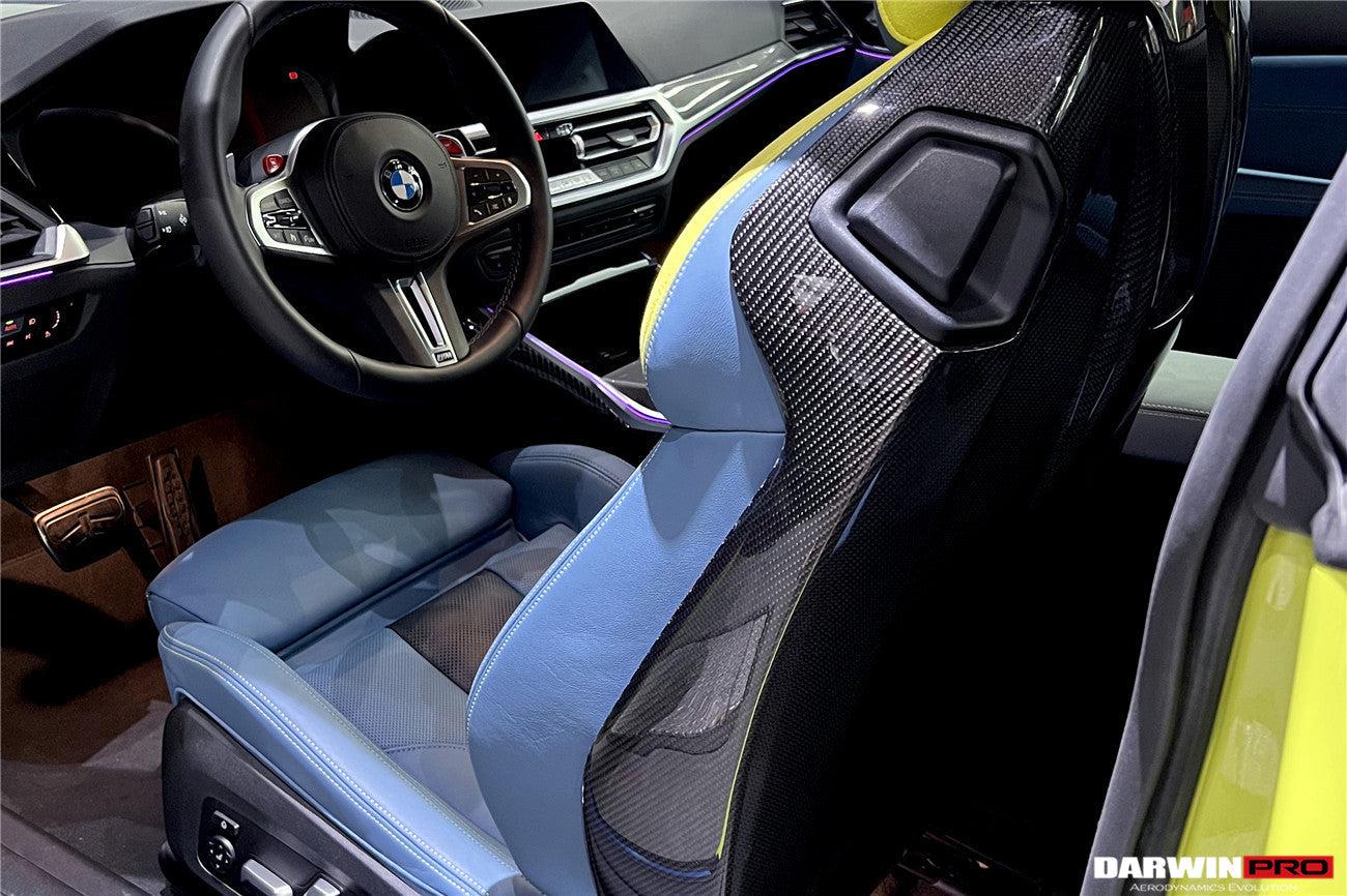 DarwinPRO 2021-UP BMW M4 G82 G83 Carbon Fiber Seat-Back Cover
