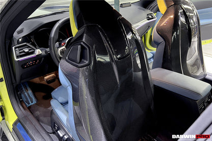 DarwinPRO 2021-UP BMW M4 G82 G83 Carbon Fiber Seat-Back Cover