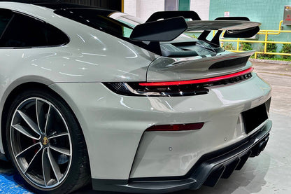 Parachoques trasero DarwinPRO 2024-UP Porsche 992.2 Facelift Carrera S, 4, 4S, Targa y Cabriolet Convertible estilo GT3