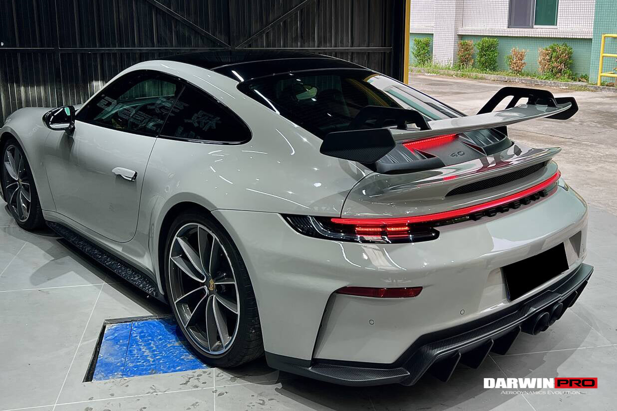 Parachoques trasero DarwinPRO 2024-UP Porsche 992.2 Facelift Carrera S, 4, 4S, Targa y Cabriolet Convertible estilo GT3