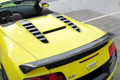 Cubierta de toma de aire del maletero de fibra de carbono DarwinPRO 2010-2012 Audi R8 Spyder
