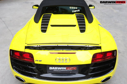Cubierta de toma de aire del maletero de fibra de carbono DarwinPRO 2010-2012 Audi R8 Spyder