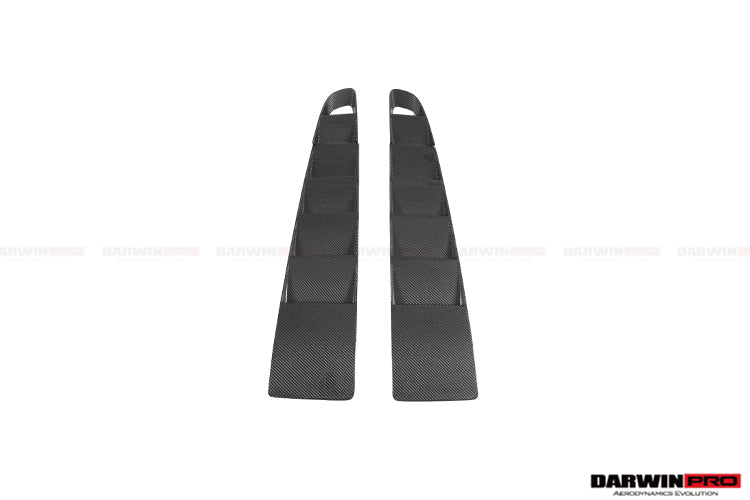 Cubierta de toma de aire del maletero de fibra de carbono DarwinPRO 2010-2012 Audi R8 Spyder