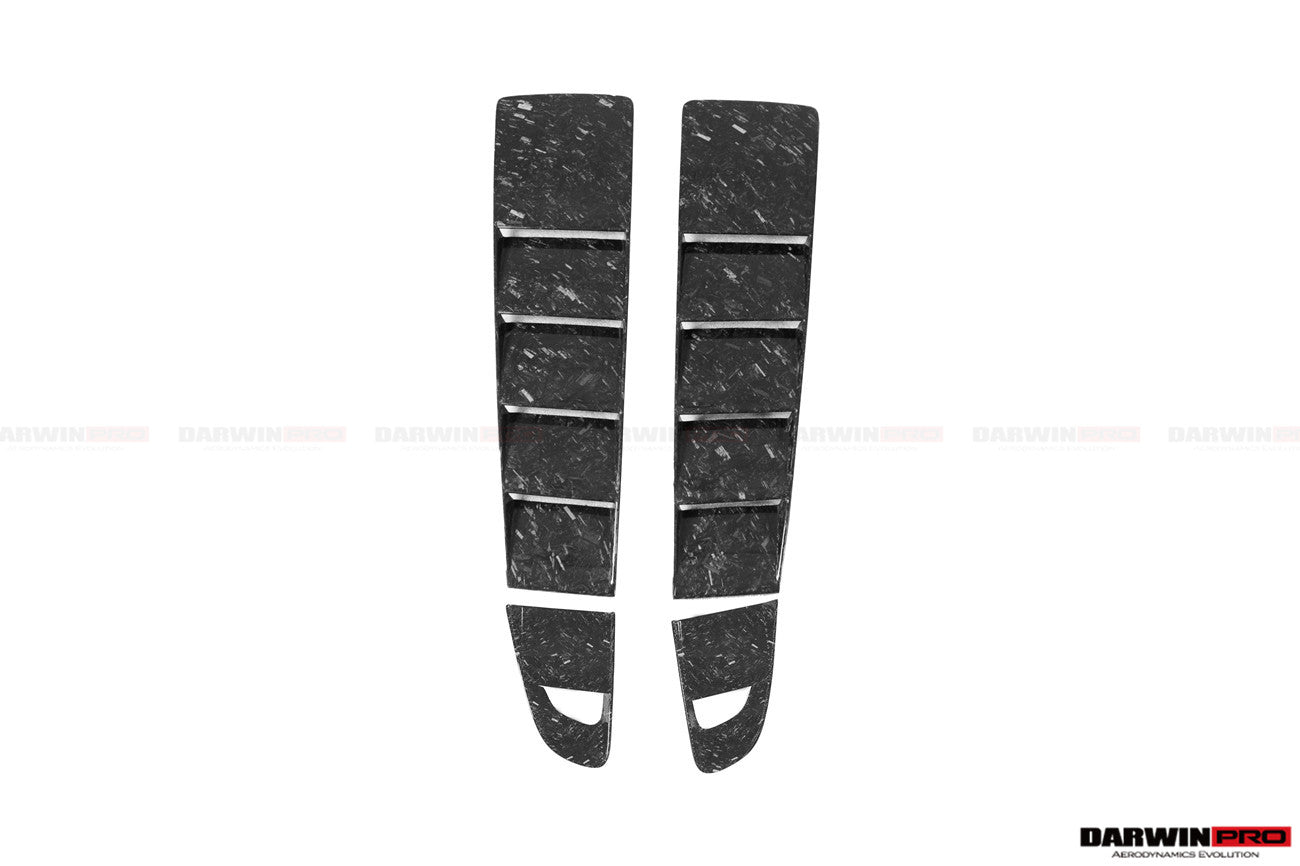 Cubierta de toma de aire del maletero de fibra de carbono DarwinPRO 2010-2012 Audi R8 Spyder