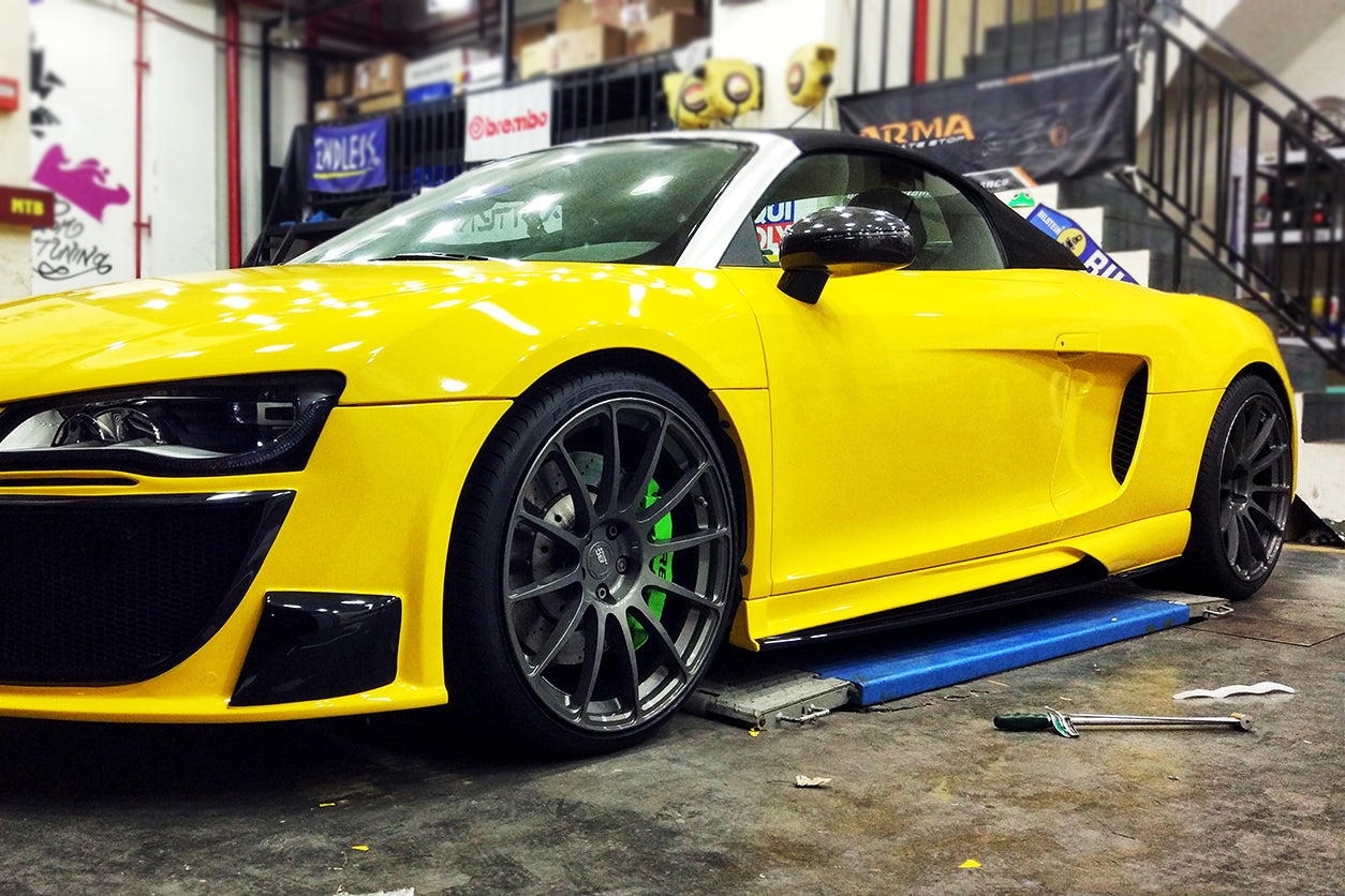 DarwinPRO DPGT Style Side Skirts | 2006-2015 Audi R8 Coupe & Spyder