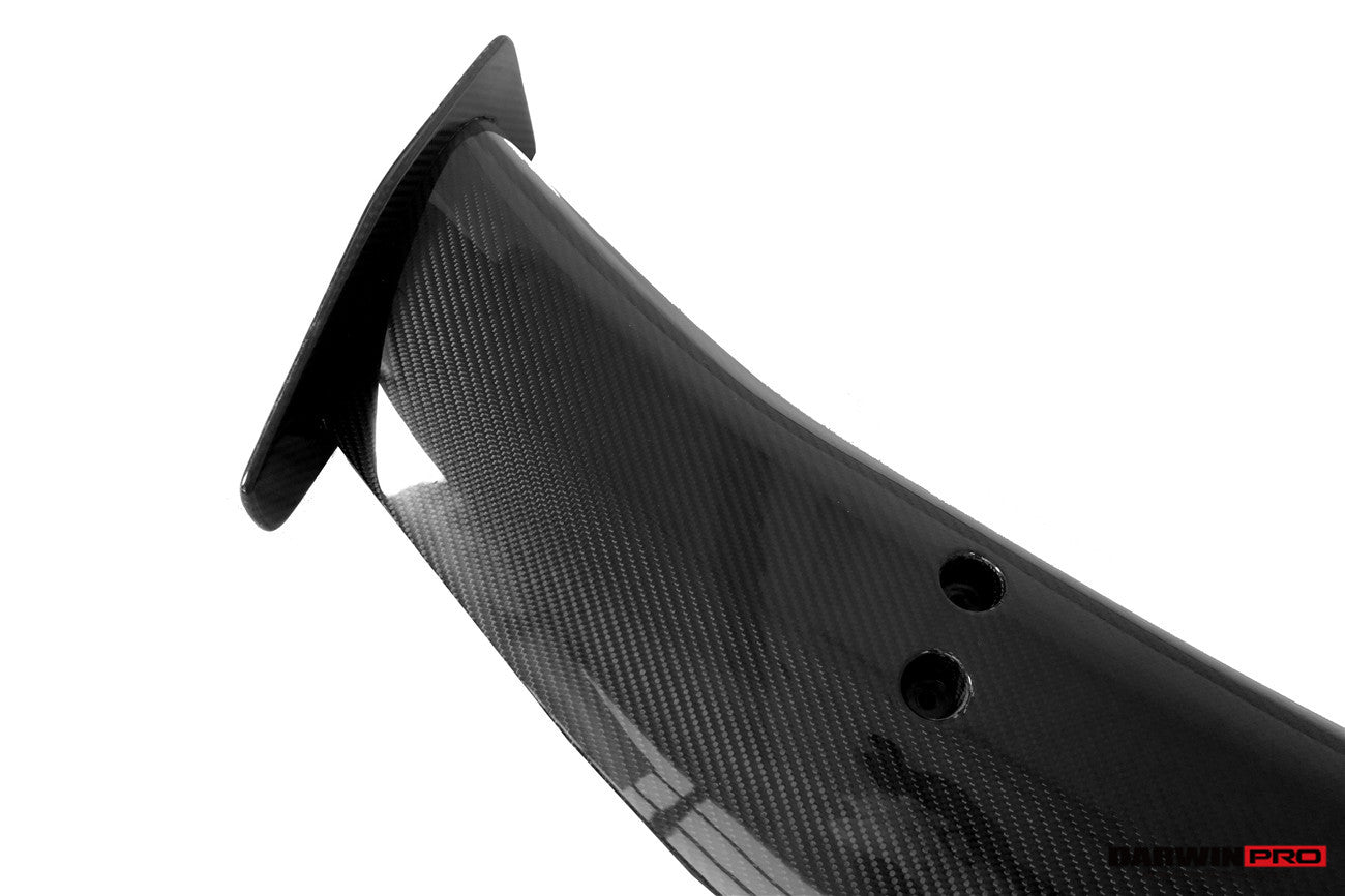 DarwinPRO 2016-2025 Audi R8 GEN2 Coupe & Spyder Performance Parts Style Dry Carbon Fiber Trunk Wing with Aluminum Legs