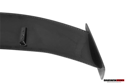 DarwinPRO 2016-2025 Audi R8 GEN2 Coupe & Spyder Performance Parts Style Dry Carbon Fiber Trunk Wing with Aluminum Legs