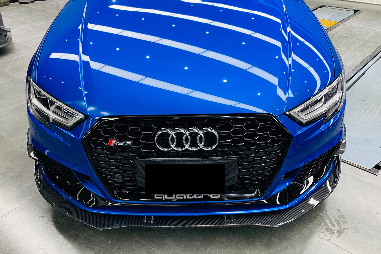 DarwinPRO 2017-2020 Audi RS3 8V.2 Sedan and Sportback BKSS Style Carbon Fiber Front Lip