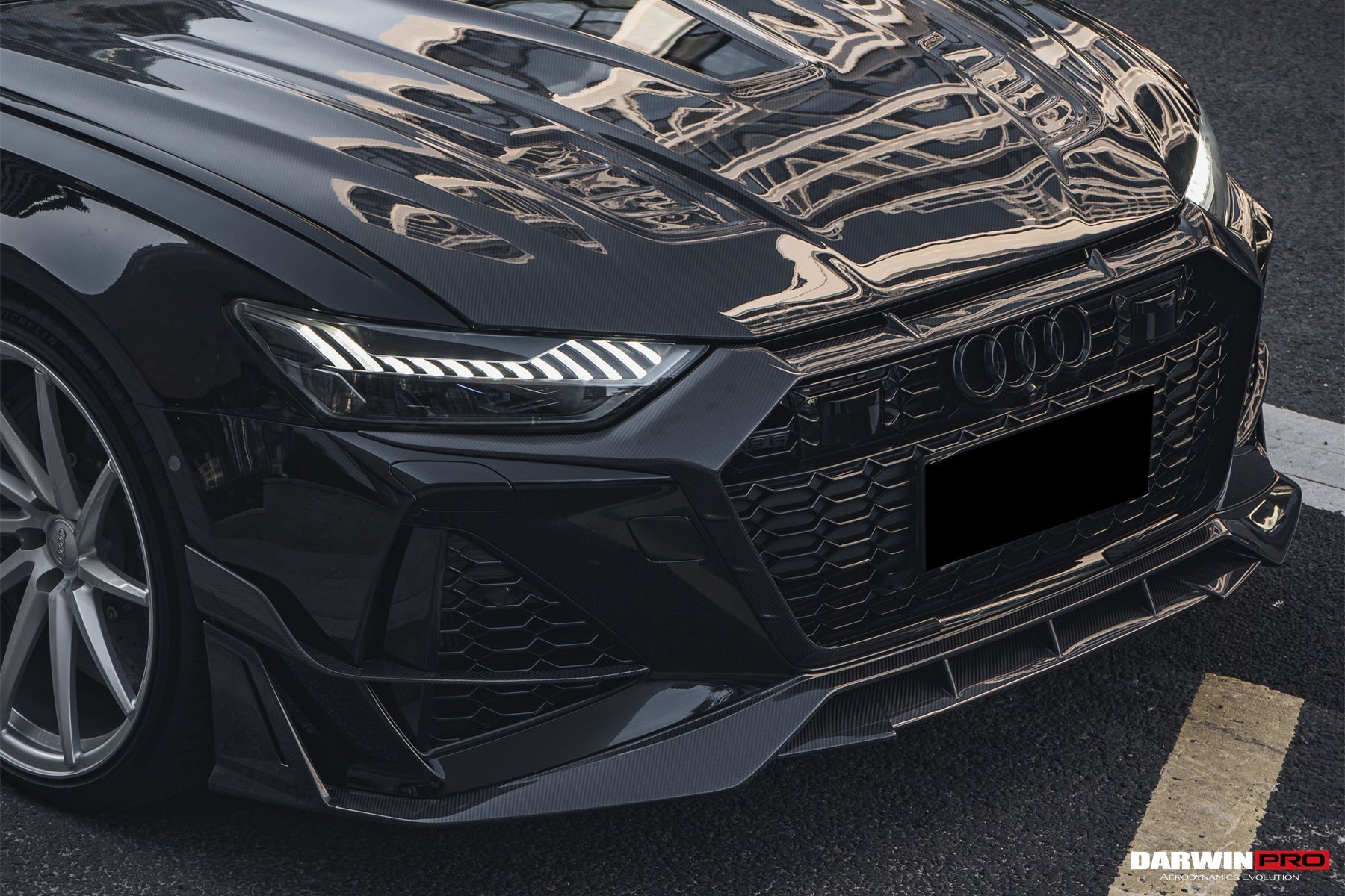 DarwinPRO 2019-2025 Audi RS6 C8 Avant & RS7 C8 Quattro IMP Performance Front Bumper Grille Cover
