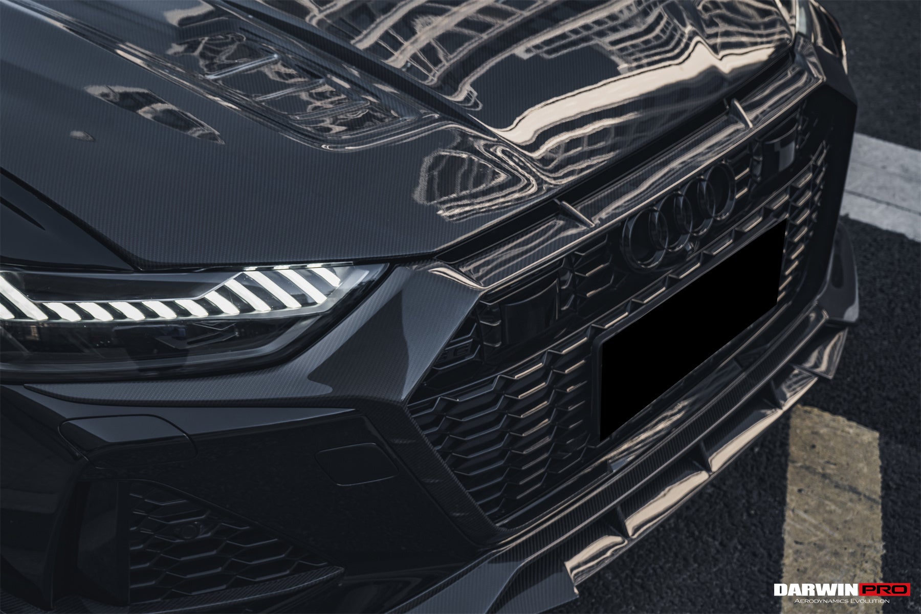 DarwinPRO 2019-2025 Audi RS6 C8 Avant & RS7 C8 Quattro IMP Performance Front Bumper Grille Cover