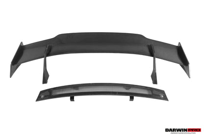 DarwinPRO 2016-2025 Audi R8 GEN2 V10 PLUS Coupe ONLY IMPII Carbon Fiber Trunk Wing with  Base