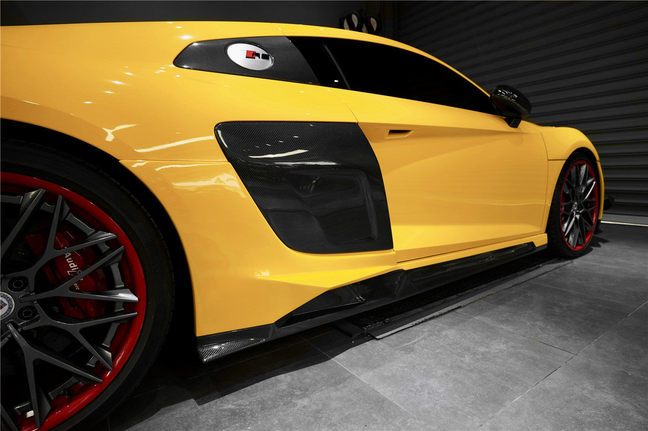 DarwinPRO 2016-2025 Audi R8 GEN2 Coupe & Spyder iMPII Carbon Fiber Side Door Panel Blades