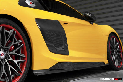 DarwinPRO 2016-2025 Audi R8 GEN2 Coupe & Spyder iMPII Carbon Fiber Side Door Panel Blades