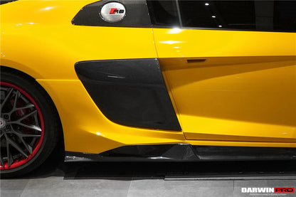 DarwinPRO 2016-2025 Audi R8 GEN2 Coupe & Spyder iMPII Carbon Fiber Side Door Panel Blades