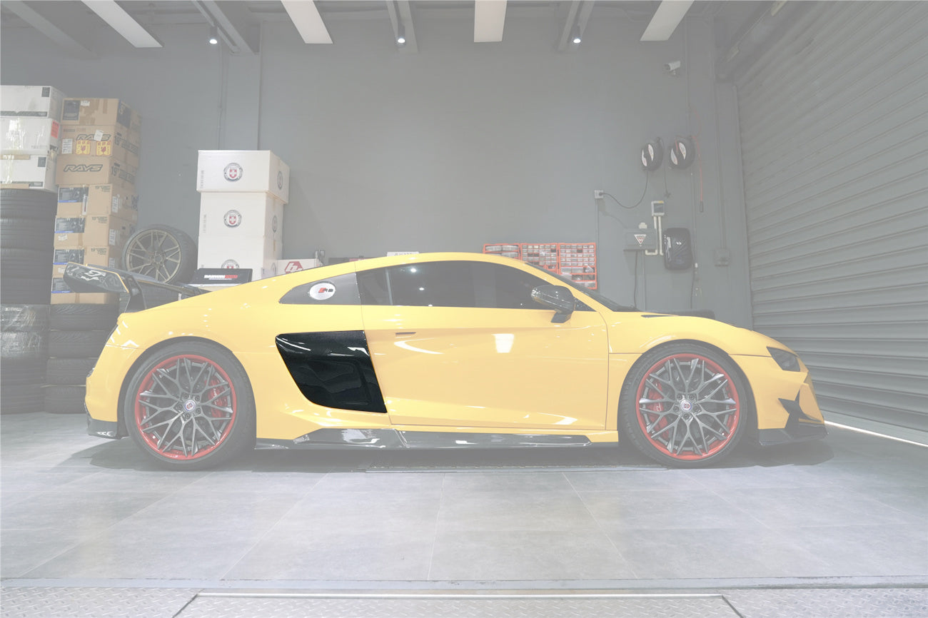 DarwinPRO 2016-2025 Audi R8 GEN2 Coupe & Spyder iMPII Carbon Fiber Side Door Panel Blades