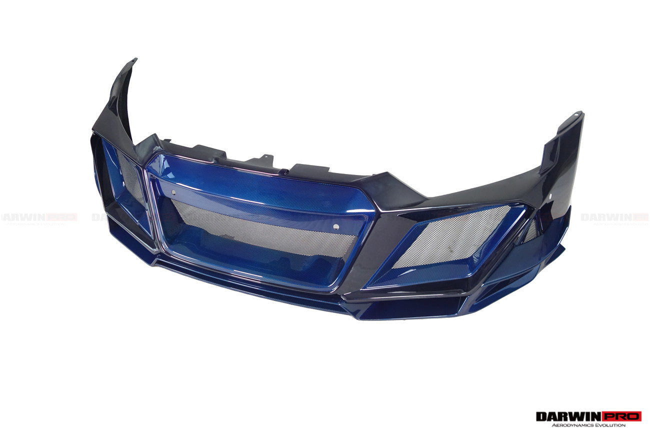 Parachoques delantero de fibra de carbono DarwinPRO 2016-2025 Audi R8 GEN2 Coupé y Spyder IMPII