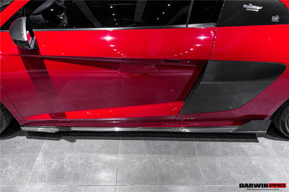 DarwinPRO 2016-2025 Audi R8 GEN2 Coupe & Spyder iMPII Carbon Fiber Side Door Panel Blades