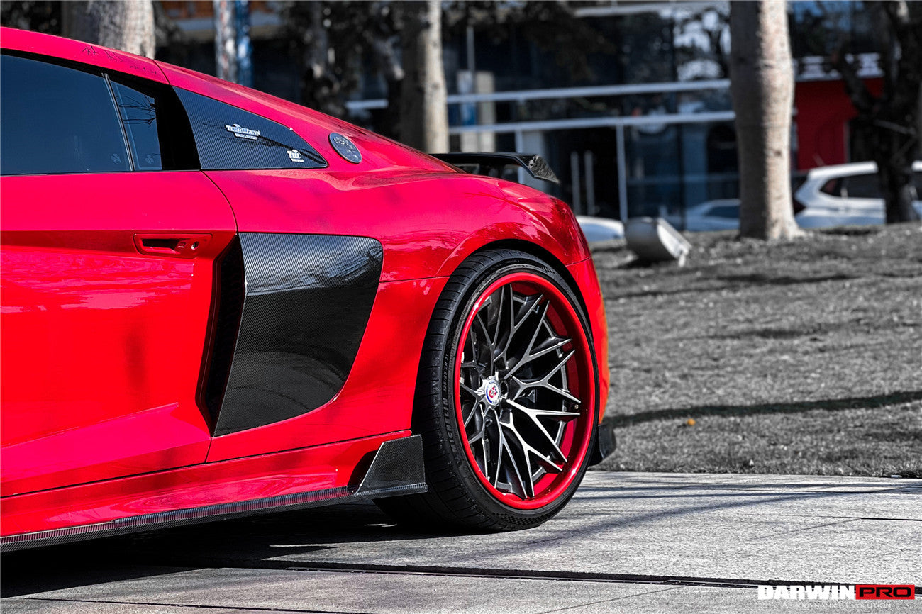 DarwinPRO 2016-2025 Audi R8 GEN2 Coupe & Spyder iMPII Carbon Fiber Side Door Panel Blades