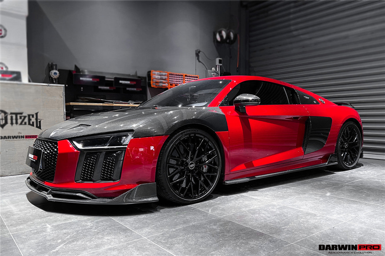 DarwinPRO 2016-2025 Audi R8 GEN2 Coupe & Spyder iMPII Carbon Fiber Side Door Panel Blades