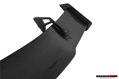 DarwinPRO 2016-2025 Audi R8 GEN2 V10 PLUS Coupe ONLY IMPII Carbon Fiber Trunk Wing with  Base