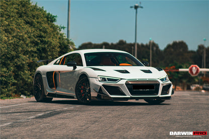 Parachoques delantero de fibra de carbono DarwinPRO 2016-2025 Audi R8 GEN2 Coupé y Spyder IMPII