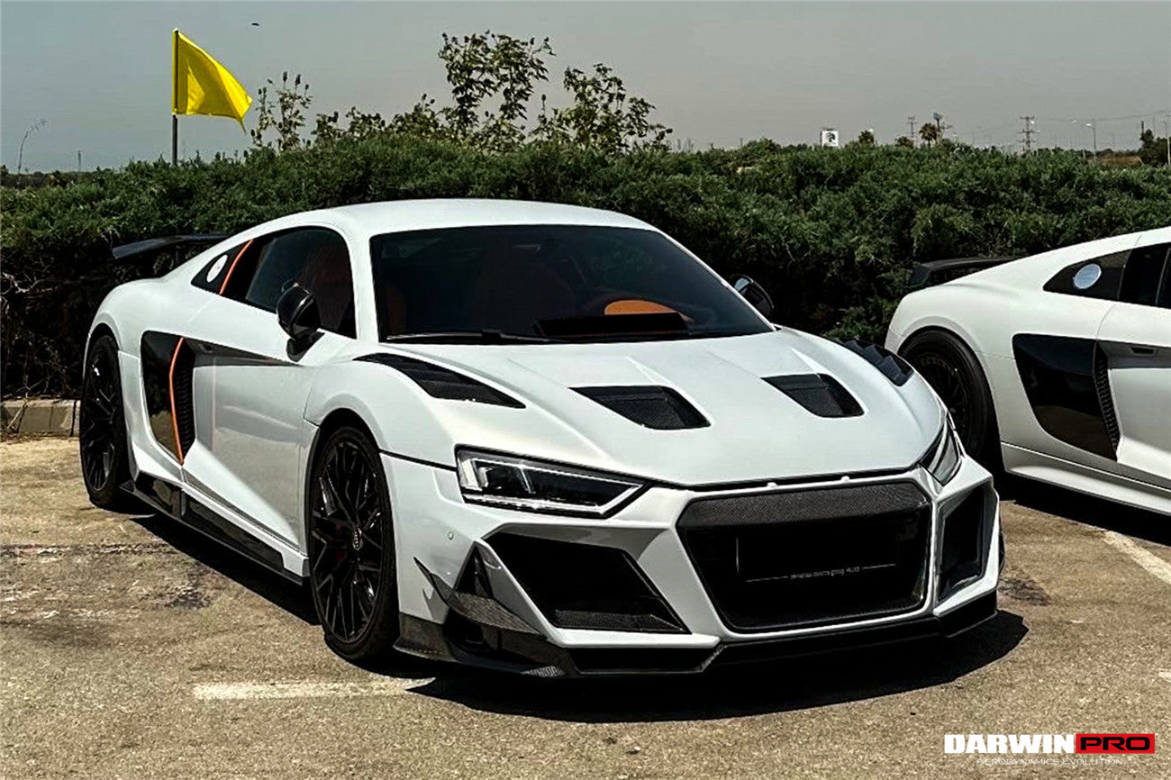 DarwinPRO 2016-2018 Audi R8 Coupe & Spyder iMPII Carbon Fiber Side Skirts Add on