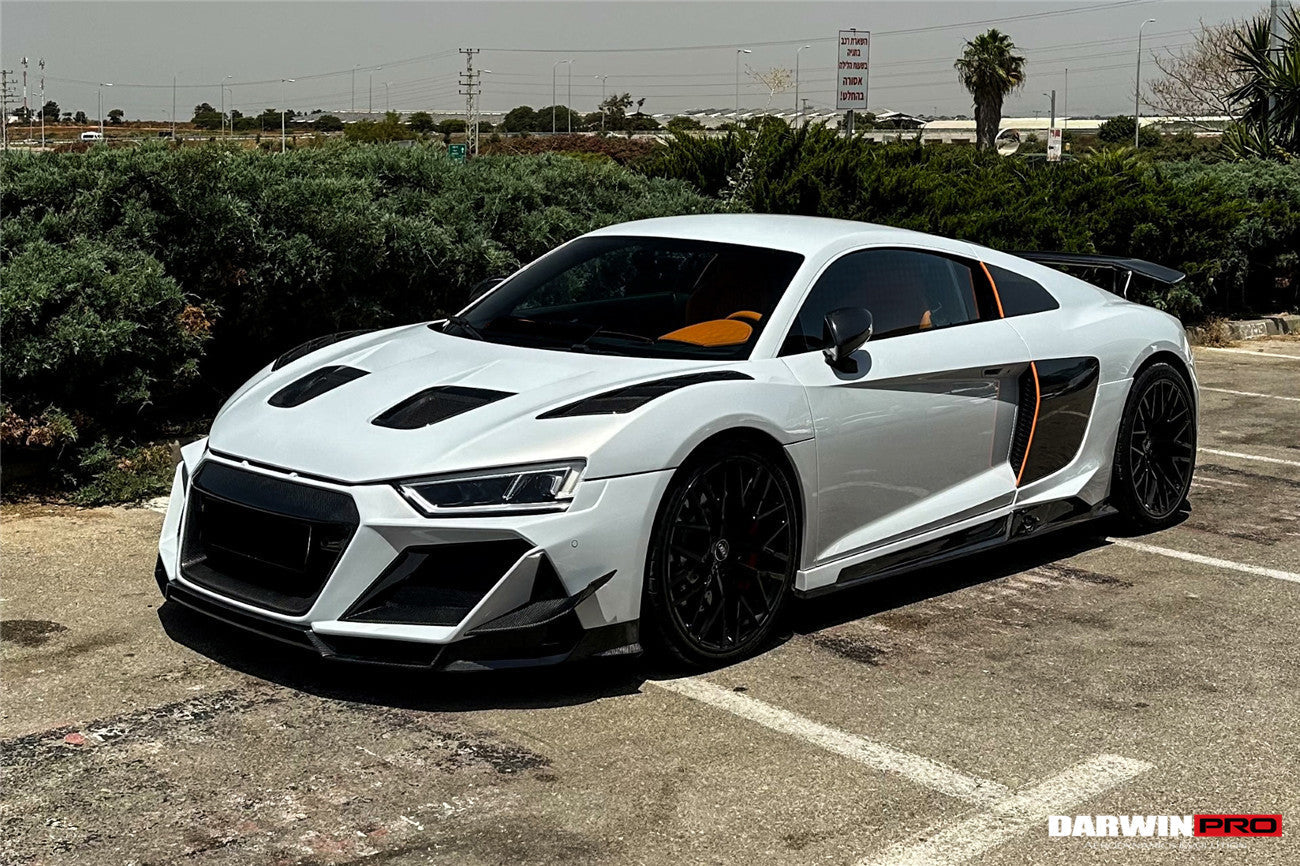 DarwinPRO 2016-2018 Audi R8 Coupe & Spyder iMPII Carbon Fiber Side Skirts Add on