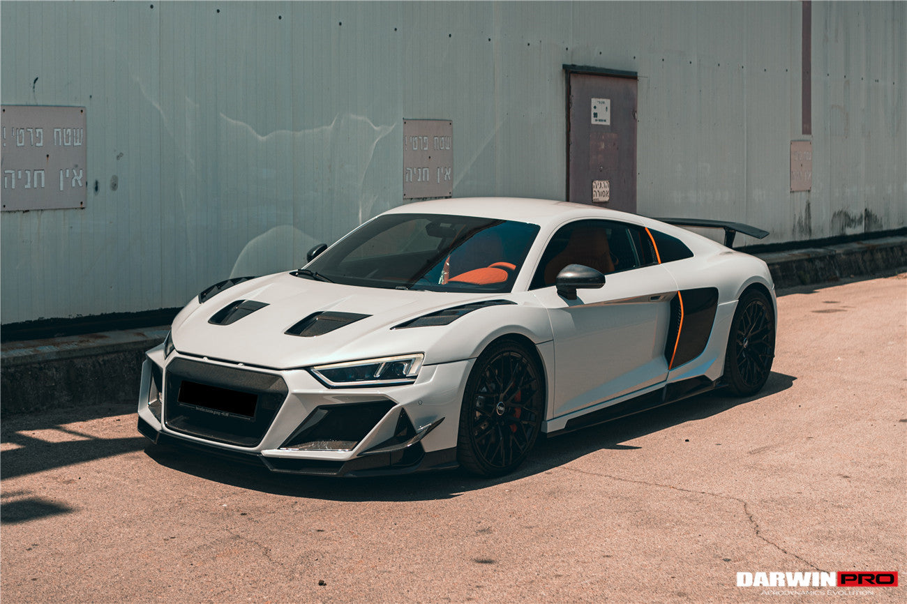 Parachoques delantero de fibra de carbono DarwinPRO 2016-2025 Audi R8 GEN2 Coupé y Spyder IMPII