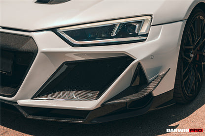 Parachoques delantero de fibra de carbono DarwinPRO 2016-2025 Audi R8 GEN2 Coupé y Spyder IMPII