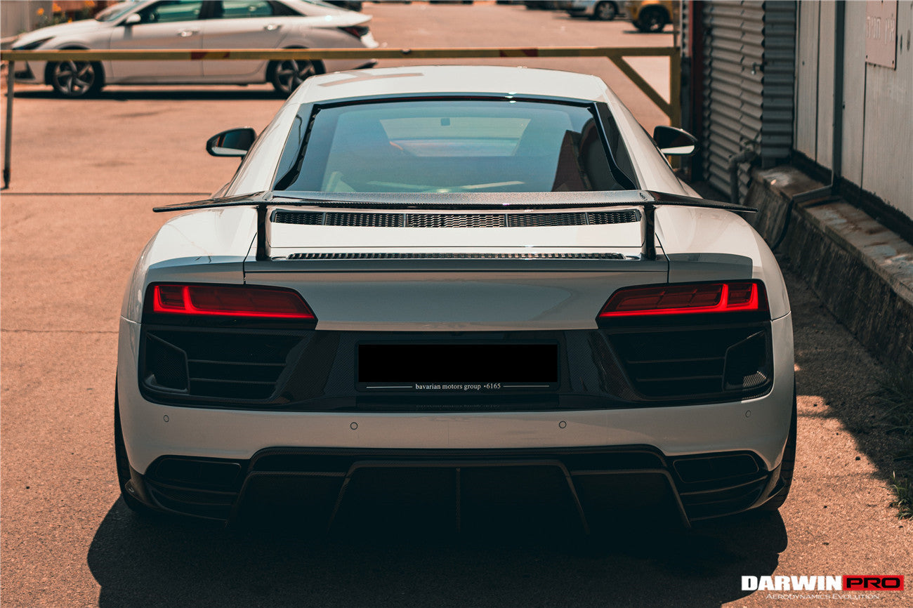 DarwinPRO 2016-2018 Audi R8 Coupe & Spyder IMPII Part Carbon Fiber Rear Bumper