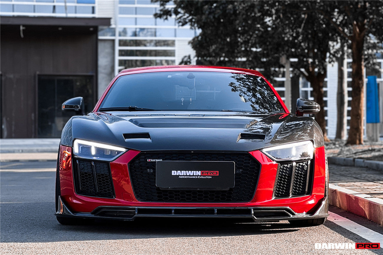 Borde delantero de fibra de carbono DarwinPRO 2016-2018 Audi R8 GEN2 Coupé y Spyder iMP Performance
