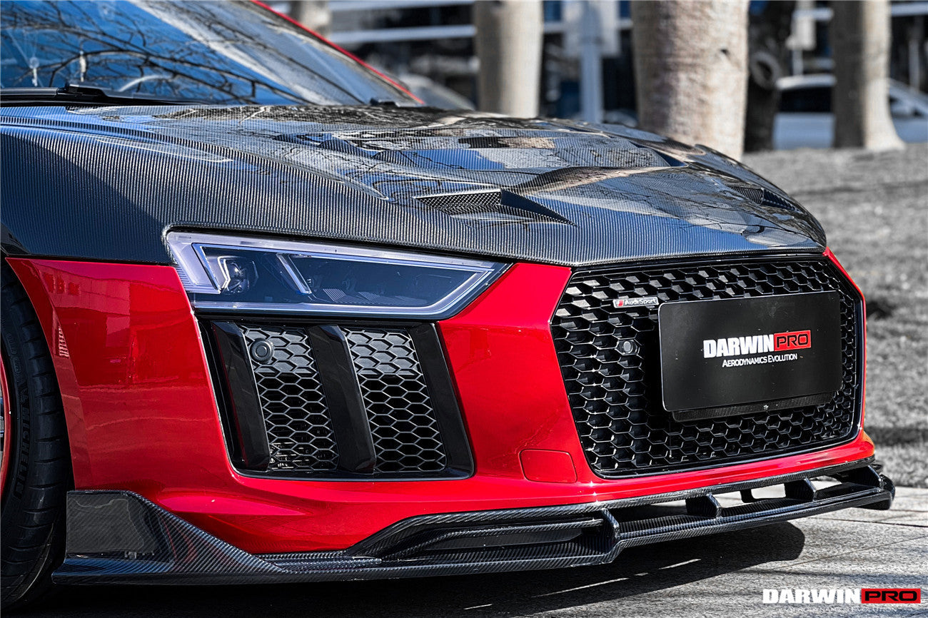 Borde delantero de fibra de carbono DarwinPRO 2016-2018 Audi R8 GEN2 Coupé y Spyder iMP Performance