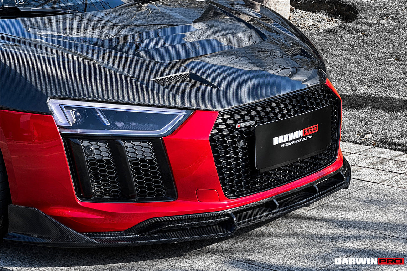 Borde delantero de fibra de carbono DarwinPRO 2016-2018 Audi R8 GEN2 Coupé y Spyder iMP Performance