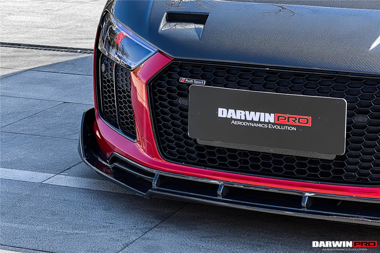 Borde delantero de fibra de carbono DarwinPRO 2016-2018 Audi R8 GEN2 Coupé y Spyder iMP Performance