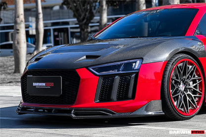 Borde delantero de fibra de carbono DarwinPRO 2016-2018 Audi R8 GEN2 Coupé y Spyder iMP Performance