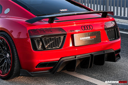 Alerón de maletero de fibra de carbono estilo DarwinPRO GT | Audi R8 GEN2 Coupé (2016-2025)