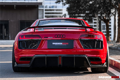 Alerón de maletero de fibra de carbono estilo DarwinPRO GT | Audi R8 GEN2 Coupé (2016-2025)