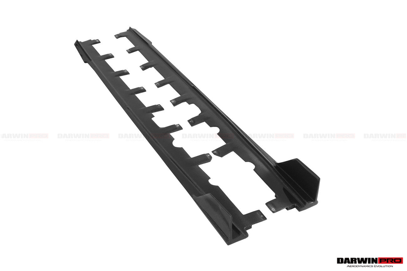 Faldones laterales de fibra de carbono DarwinPRO 2016-2018 Audi R8 Coupe iMP Performance debajo del tablero