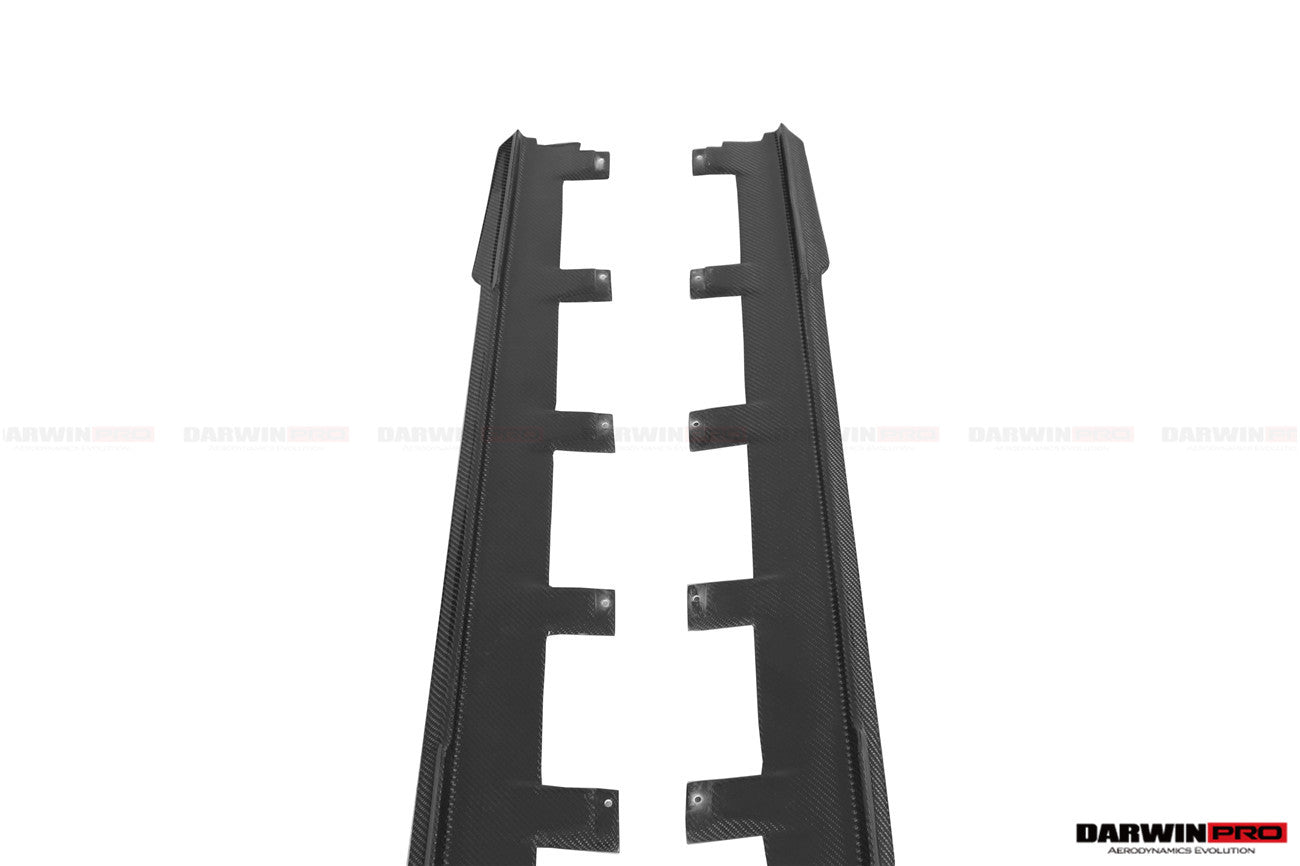 Faldones laterales de fibra de carbono DarwinPRO 2016-2018 Audi R8 Coupe iMP Performance debajo del tablero