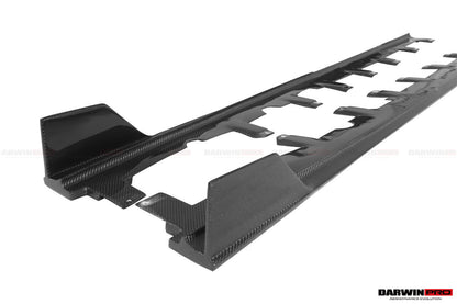 Faldones laterales de fibra de carbono DarwinPRO 2016-2018 Audi R8 Coupe iMP Performance debajo del tablero