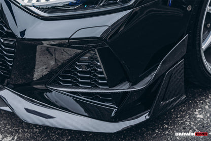 Parachoques delantero de alto rendimiento DarwinPRO 2019-2025 para Audi RS6 Avant C8 y RS7 C8 Quattro IMP