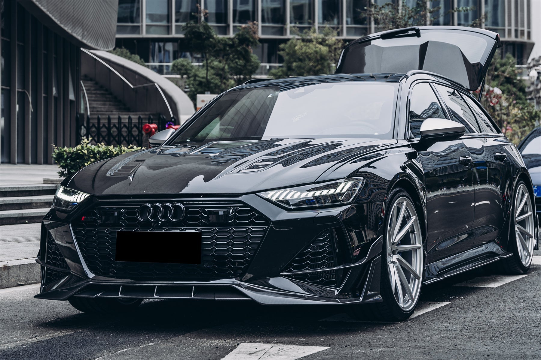 Borde delantero de alto rendimiento DarwinPRO 2019-2025 para Audi RS6 Avant C8 y RS7 C8 Quattro IMP