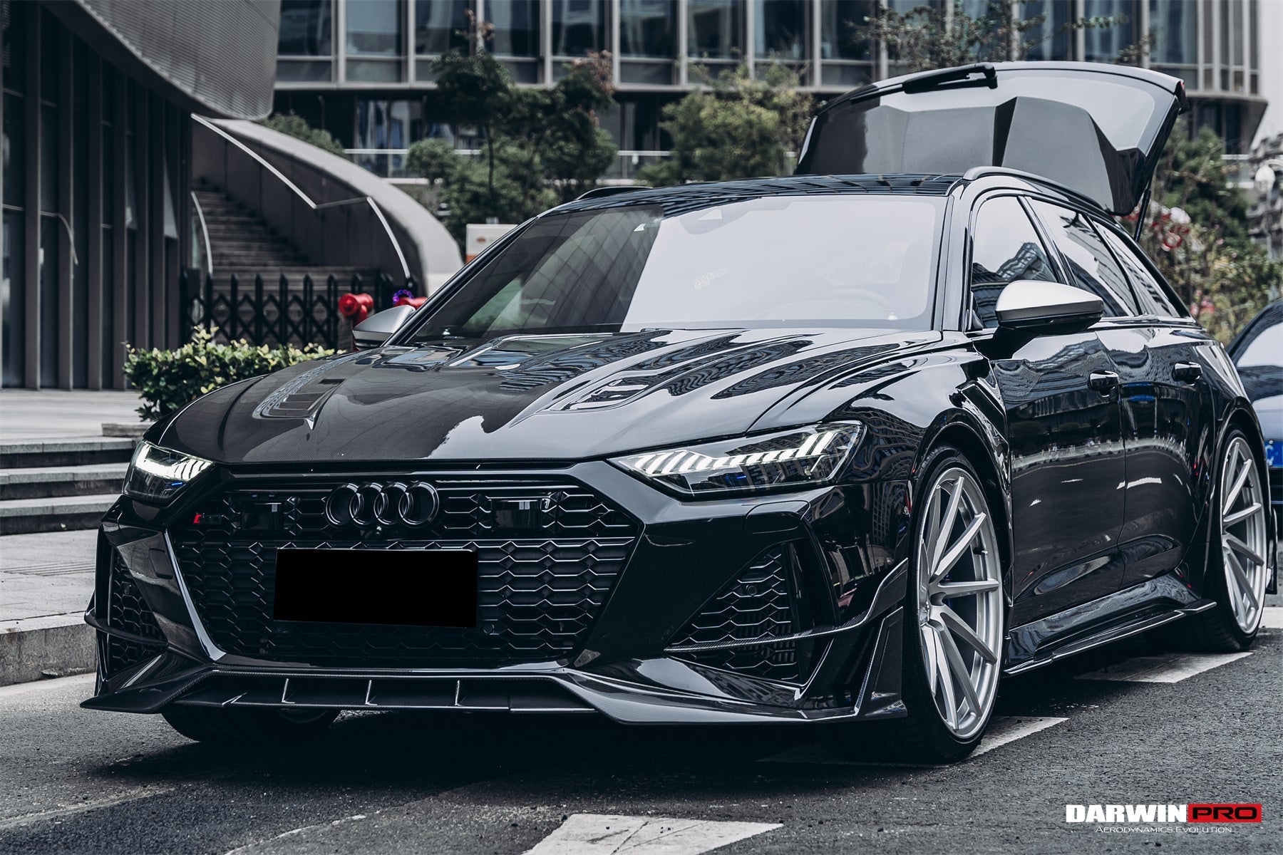 Parachoques delantero de alto rendimiento DarwinPRO 2019-2025 para Audi RS6 Avant C8 y RS7 C8 Quattro IMP