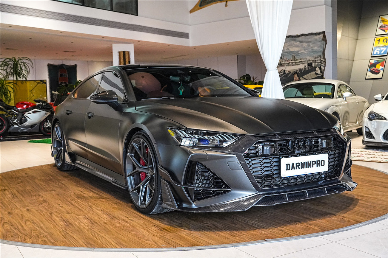 Parachoques delantero de alto rendimiento DarwinPRO 2019-2025 para Audi RS6 Avant C8 y RS7 C8 Quattro IMP