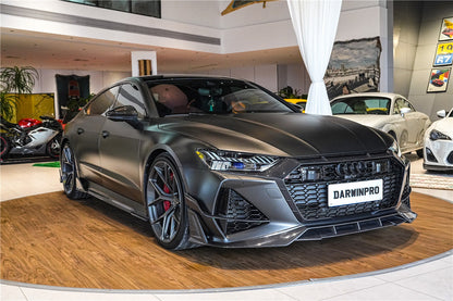 Parachoques delantero de alto rendimiento DarwinPRO 2019-2025 para Audi RS6 Avant C8 y RS7 C8 Quattro IMP